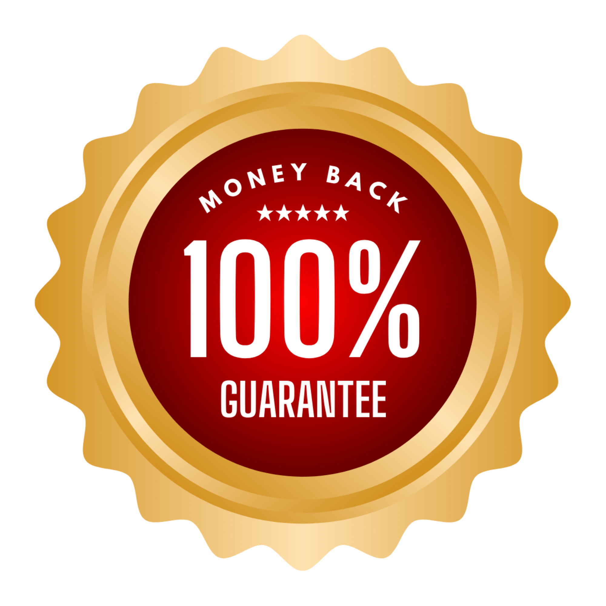 100% Money Back Guarantee