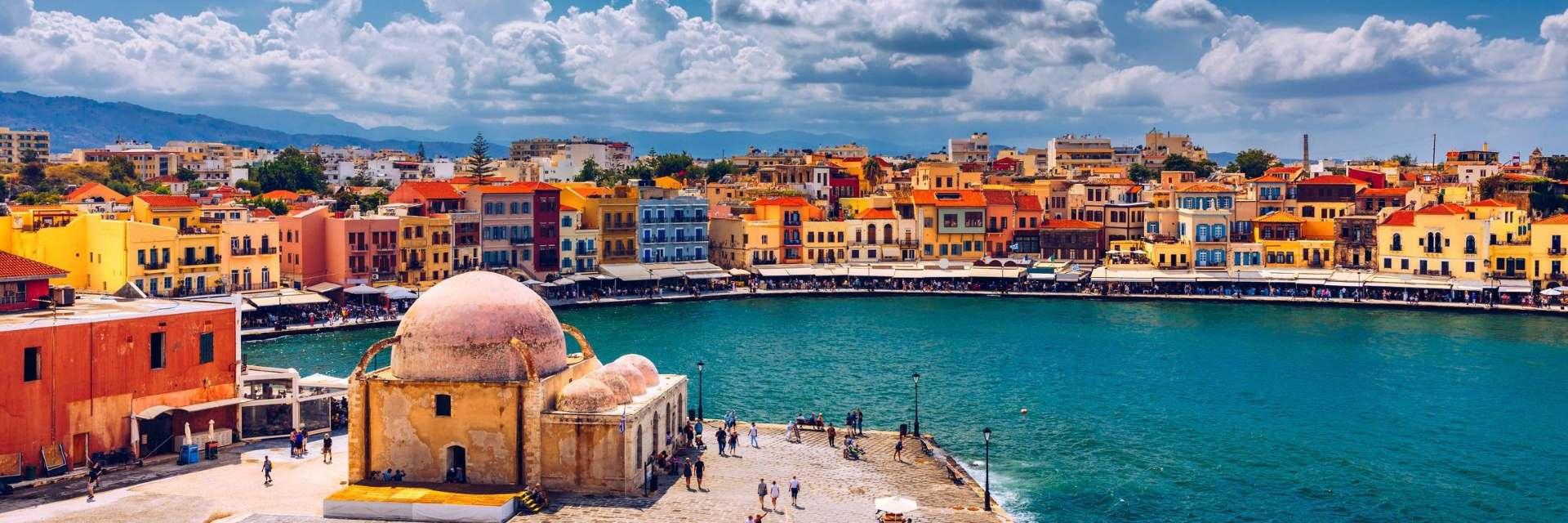 Chania old town in Crete