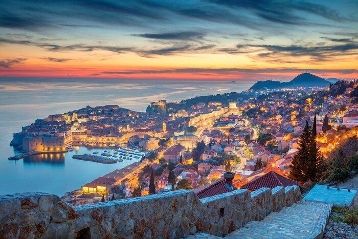 Dubrovnik at twilight