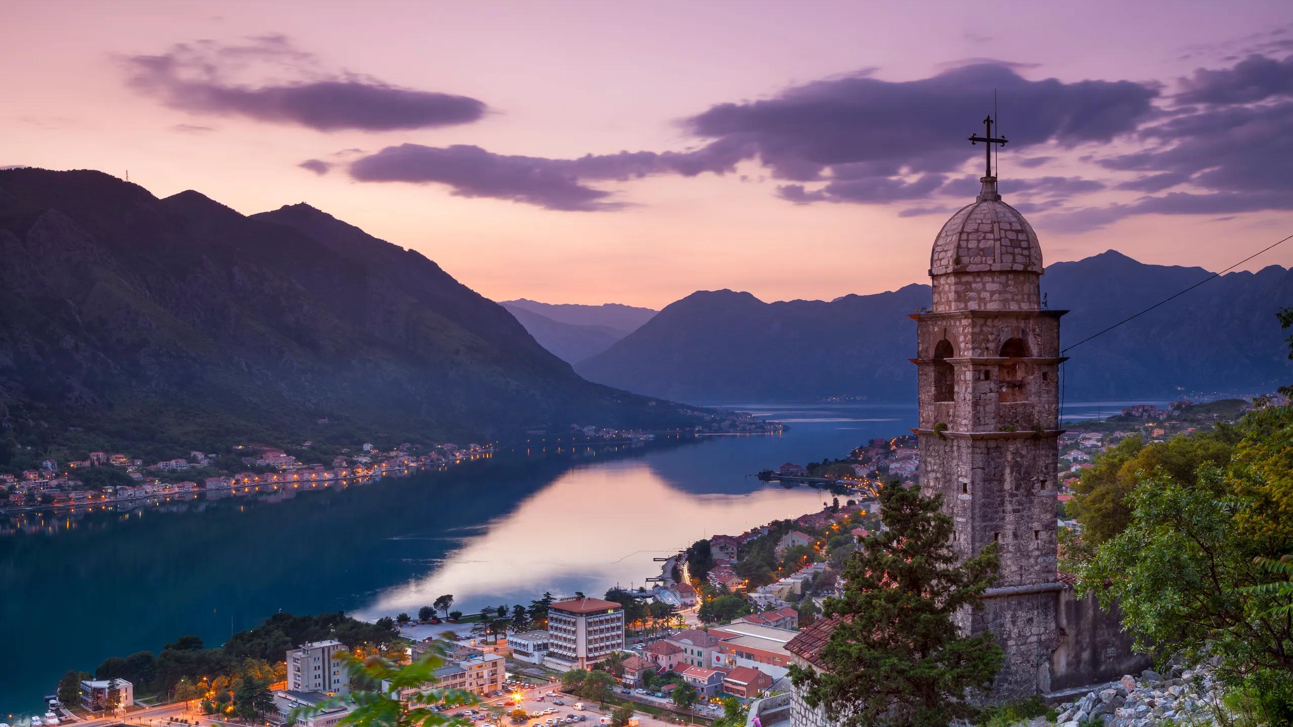 Coastal town in Montenegro